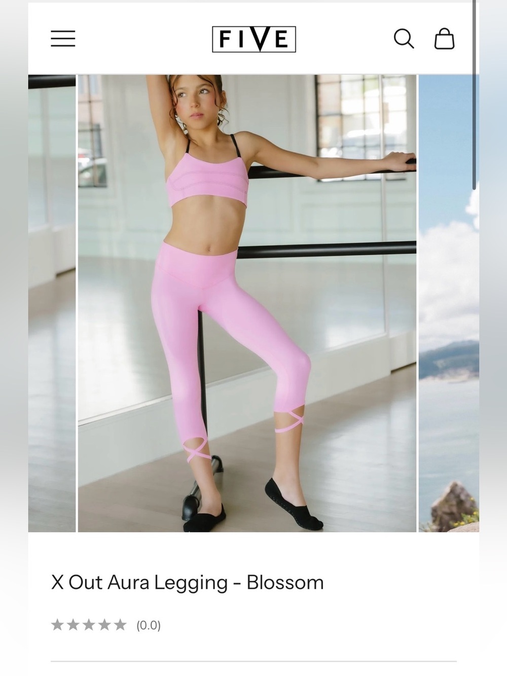 FIVE X-Out Aura Leggings - Blossom Pink